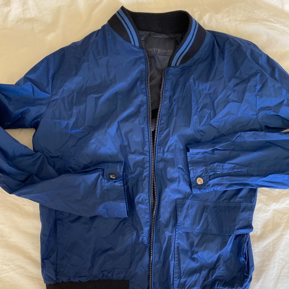 tru trassardi men’s bomber jacket | size EU 48 | 175/96A
